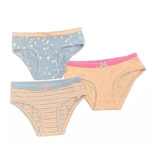 Matilda Jane Heart to Heart Back-to-School Underwear Pack Set of 3 Size 2T